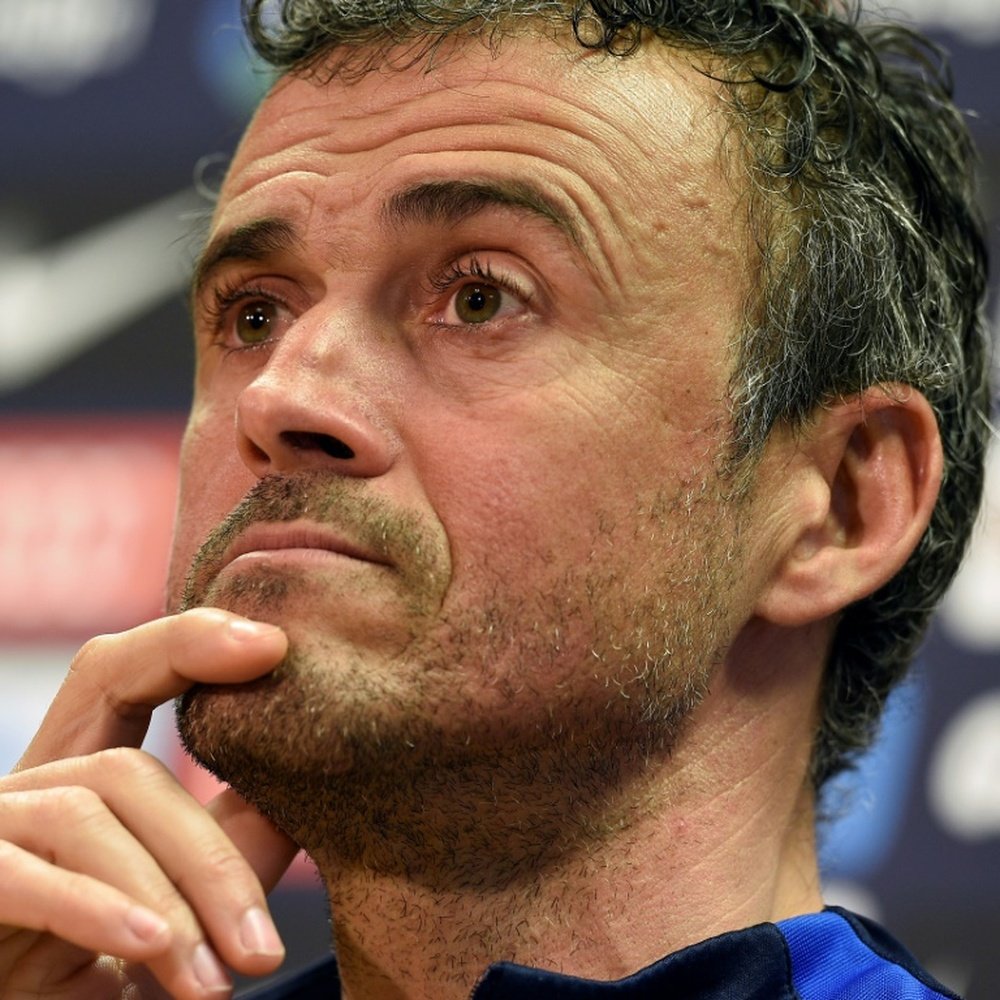 Luis Enrique believes in a miracle tonight. AFP