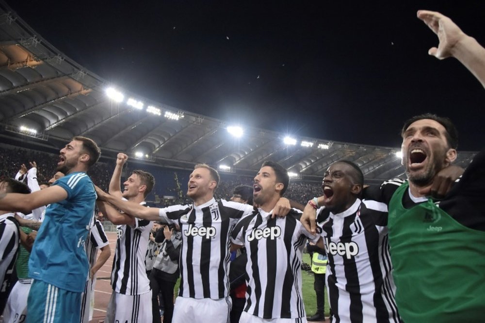 La Juventus ganó la Serie A al Nápoles. AFP