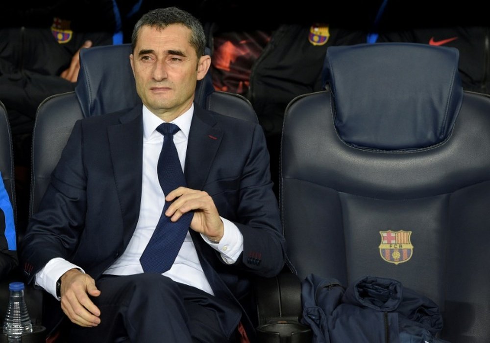 Valverde puede hacer historia con el Barcelona. AFP