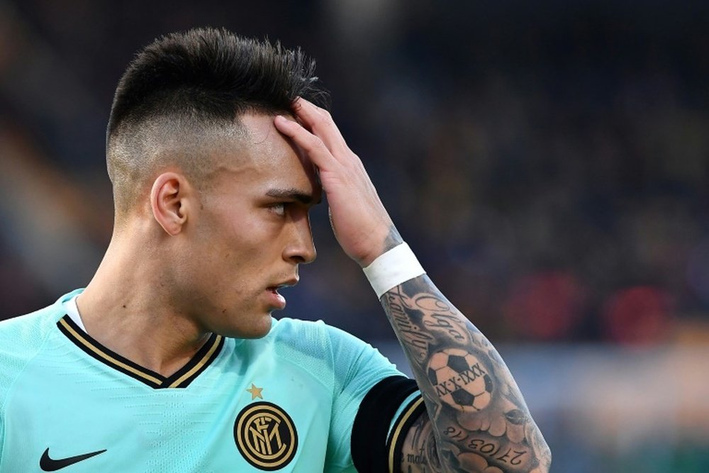Lautaro Martínez could be benched. AFP