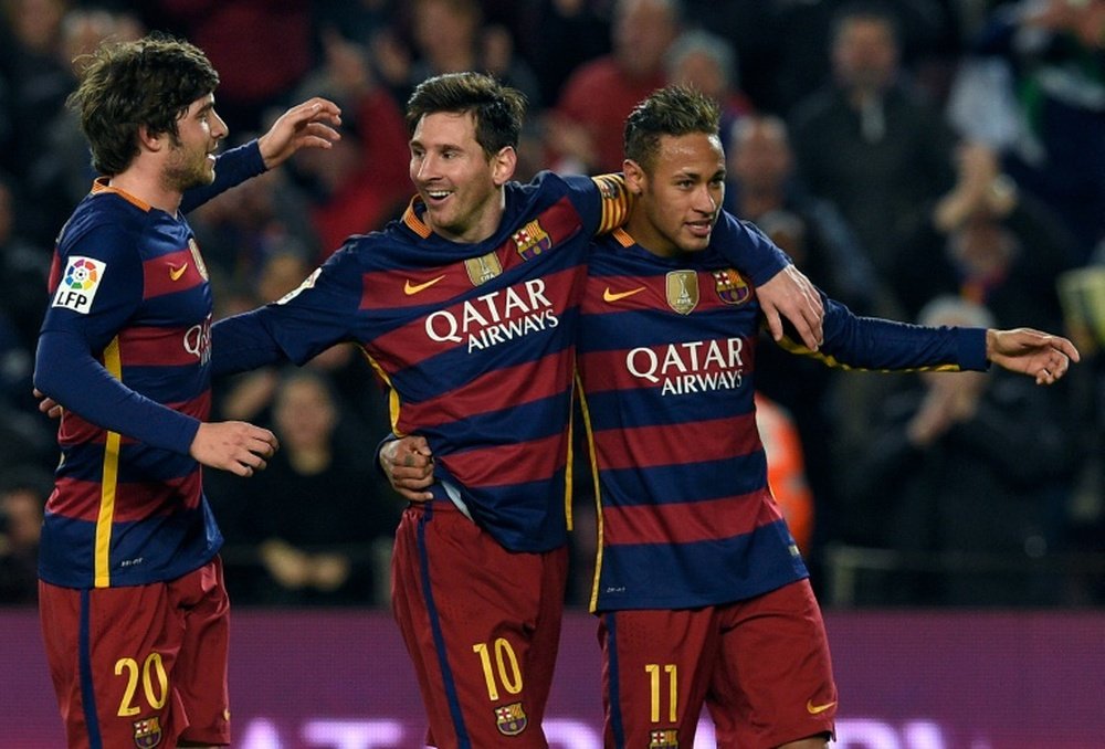Neymar ha confesado que Messi había ensayado el penalti con él. AFP