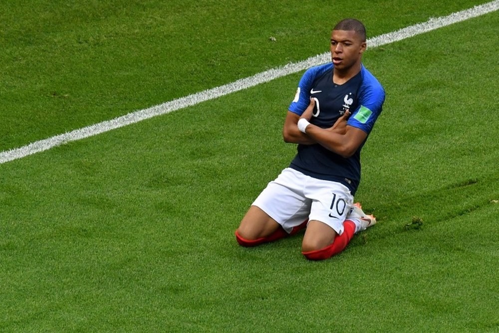 Mbappe has shone for France so far in the tournament. AFP