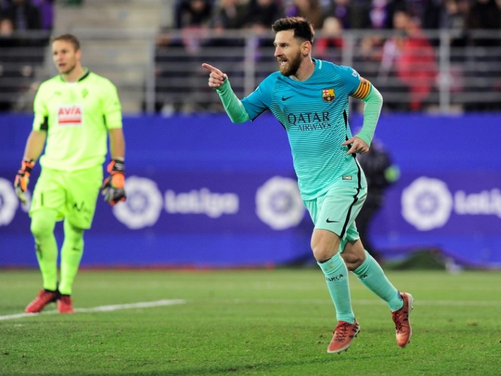 Messi sigue siendo de otro mundo en el Barça. AFP