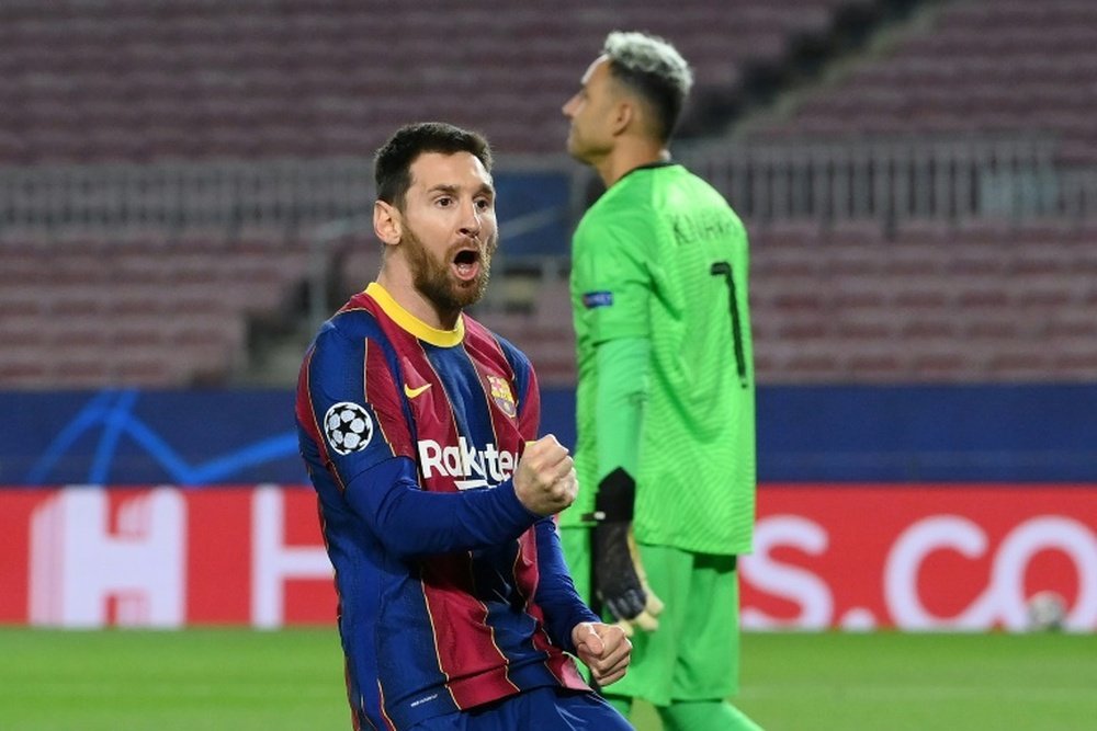Rivaldo ve a Messi en el PSG en la 2021-22. AFP