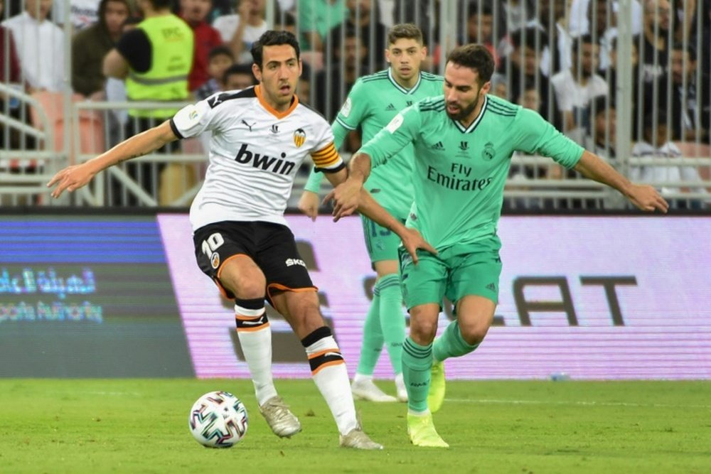 Parejo jugó en el Madrid de pequeño. AFP