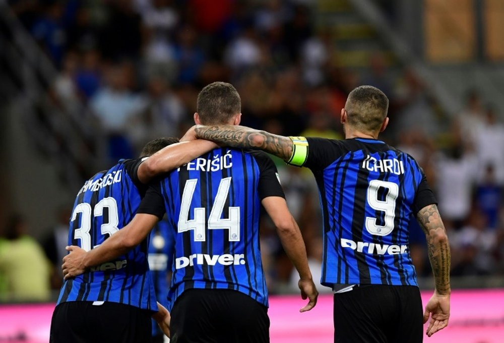 El Inter quiere un jugador que complete su ataque. AFP
