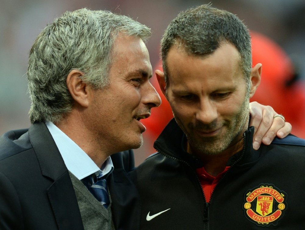 Joe Mourinho allegedly didn't offer Ryan Giggs a new contract last summer. AFP