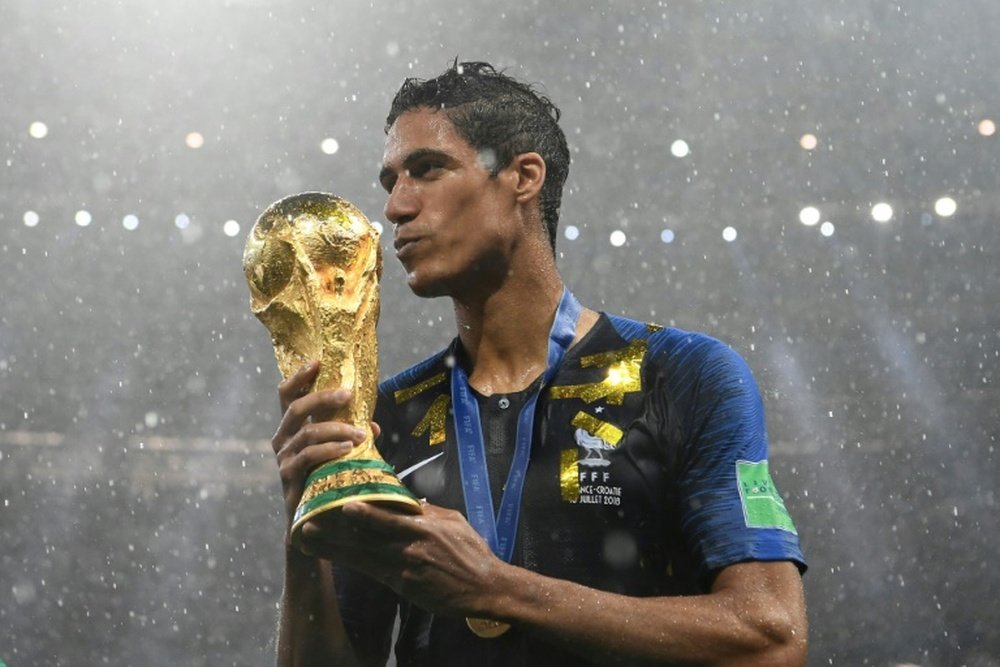 Varane quedó séptimo en el Balón de Oro. AFP