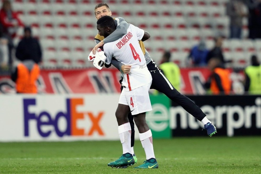 Dayot Upamecano vuelve a escena. AFP