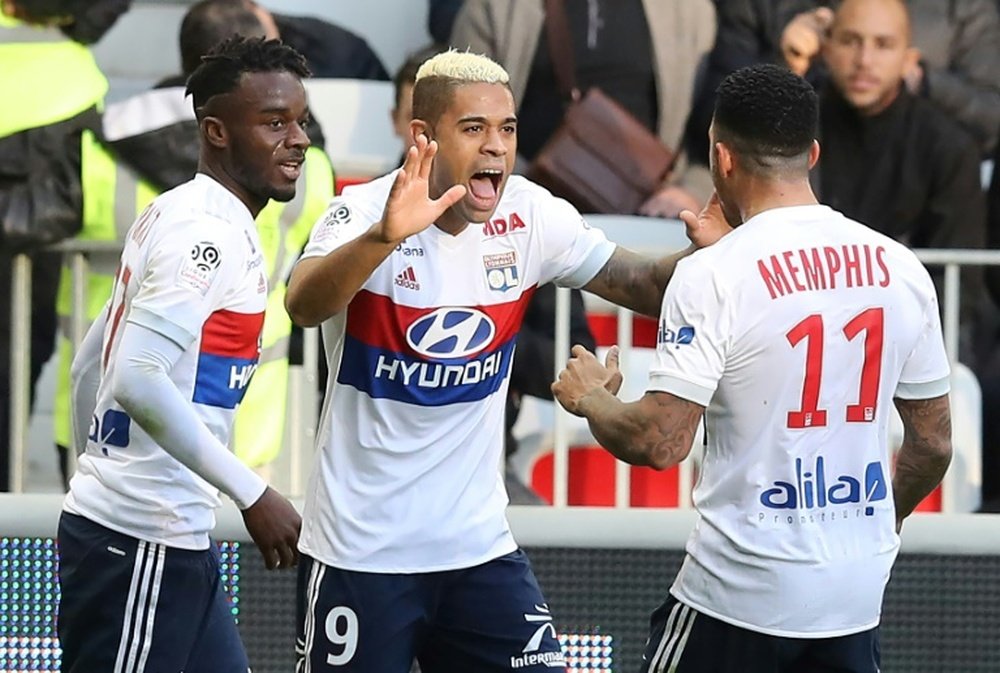 Mariano is Lyon's top scorer this campaign. AFP
