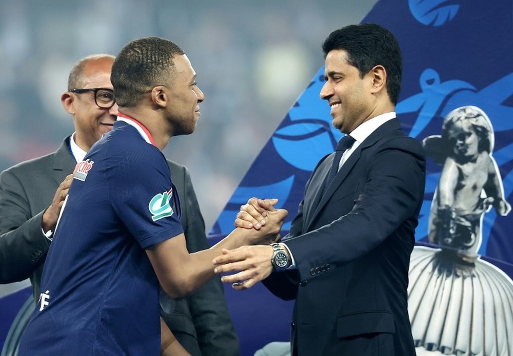 Mbappé también reclama a la UEFA que deje al PSG sin Europa. AFP
