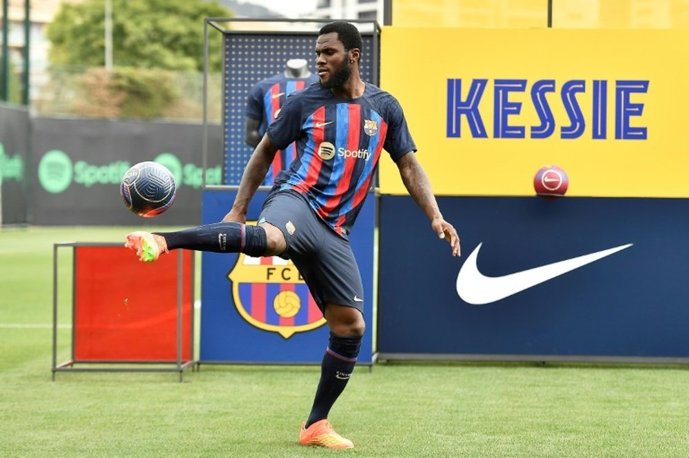 Kessié ya ha entrenado con el Barcelona. AFP