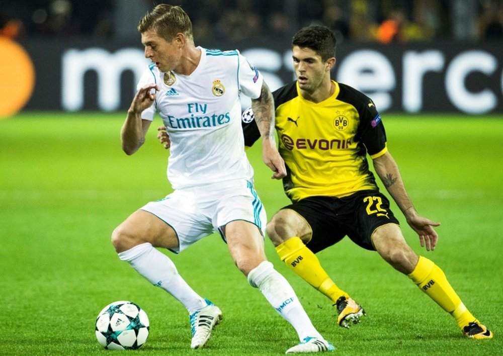 Madrid y Borussia juegan la última jornada de la fase de grupos en el Bernabéu. AFP