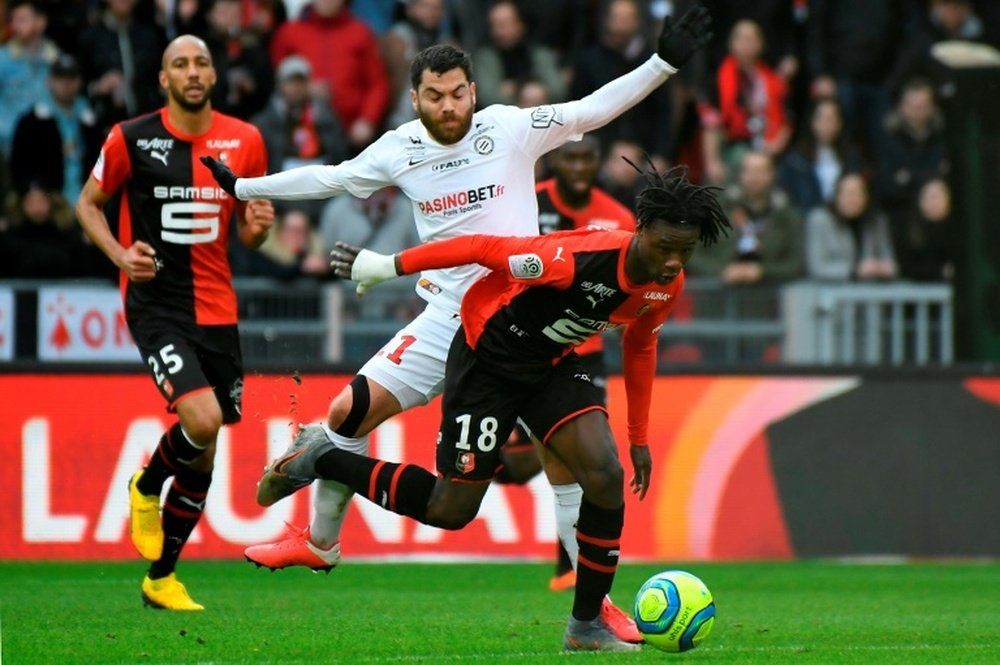 Rennes president continues to block Camavinga's exit. AFP