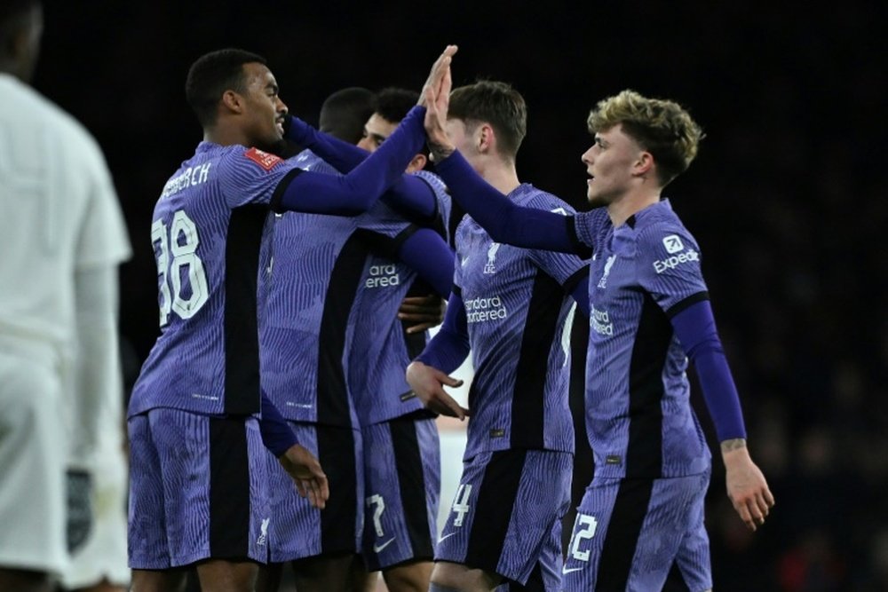 Liverpool's goal came from Alexander-Arnold's left-flank free-kick. AFP