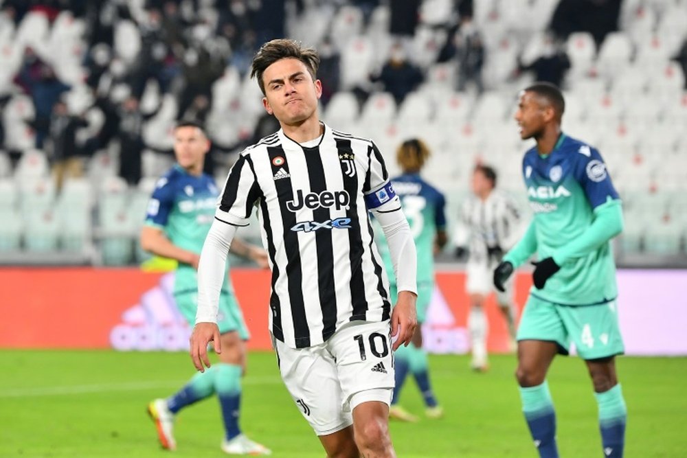 La renovación de Dybala con la Juventus sigue estancada. AFP