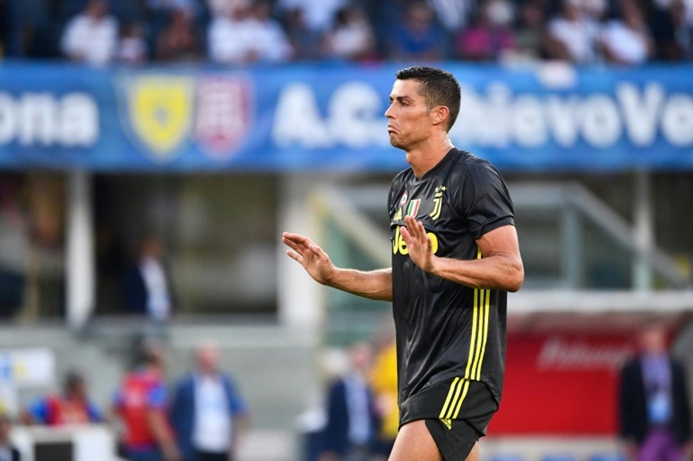Ronaldo was underwhelming in his debut for Juventus. AFP