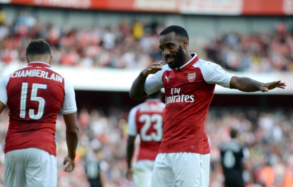 Henry is backing Lacazette to have a good season. AFP