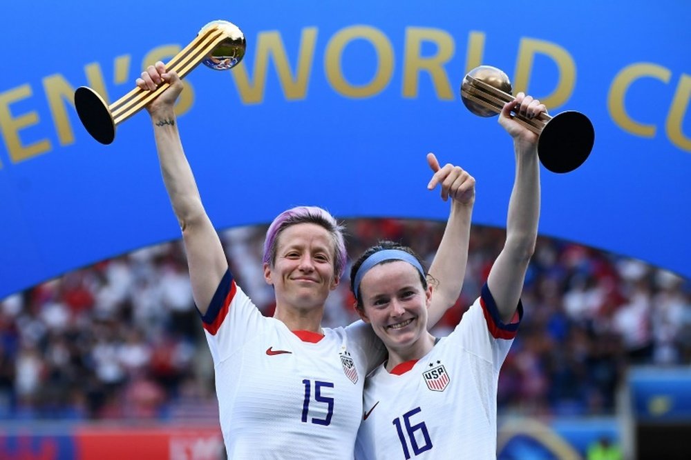 Rapinoe took home a clean sweep of awards at the Women's World Cup. EFE