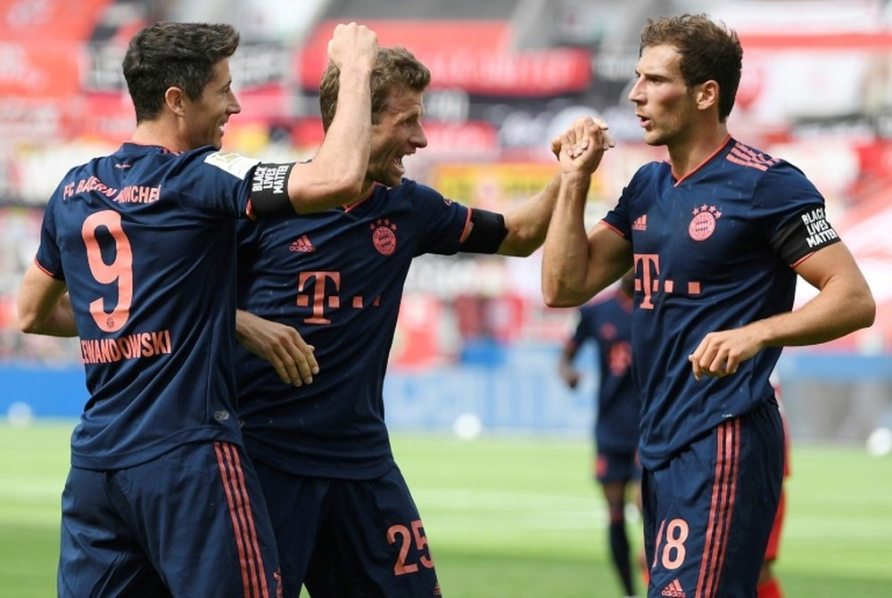 Leon Goretzka wasn't sorry to see Messi like that. AFP