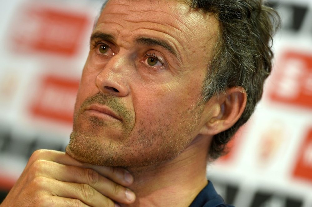 Luis Enrique hopes to manage in the Premier League in the future. AFP