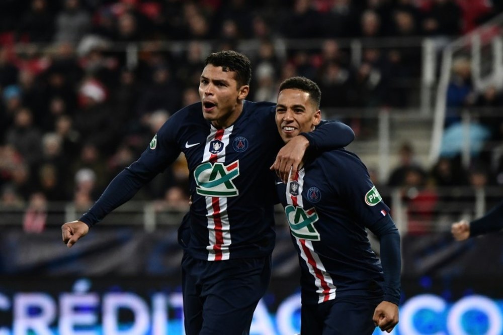 La condition du PSG pour prolonger Thiago Silva. AFP