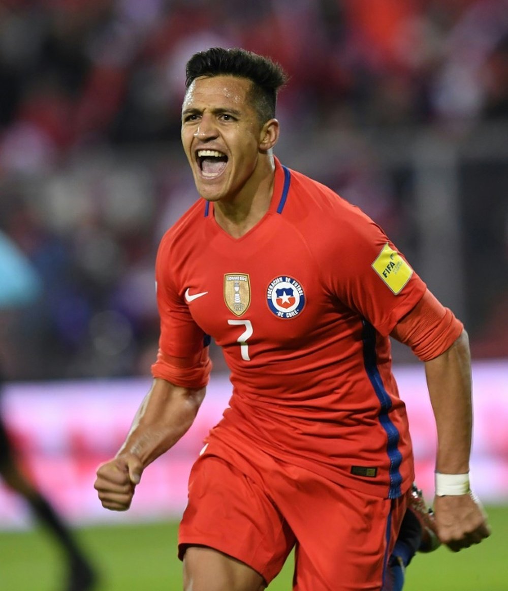 Alexis Sanchez a été décisif avec le Chili à Santiago. AFP
