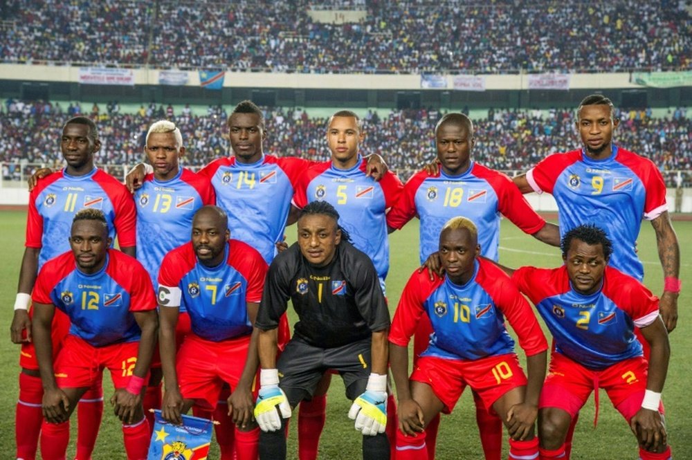 La RD Congo alignée contre la République centrafricaine au stade des Martyrs de Kinshasa. AFP