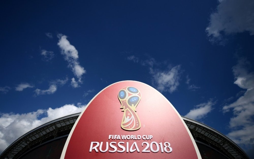 La Coupe du Monde 2018 commentée par la Chaîne publique allemande depuis son siège. AFP