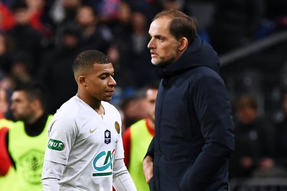 Mbappe is not happy with the current situation under Tuchel. AFP