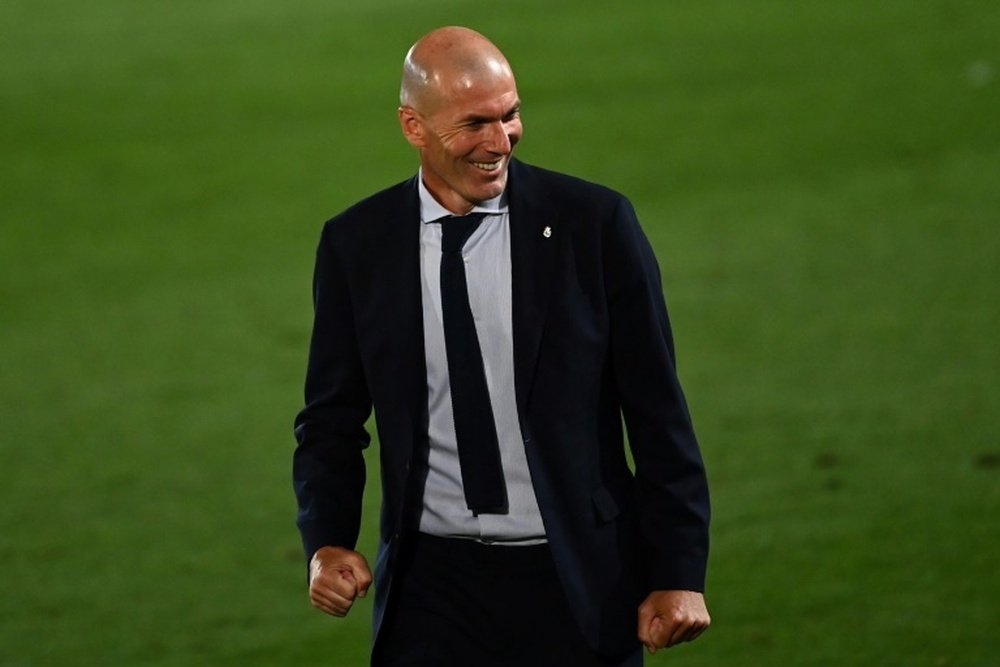 Zidane analisou a vitória do Real Madrid. AFP