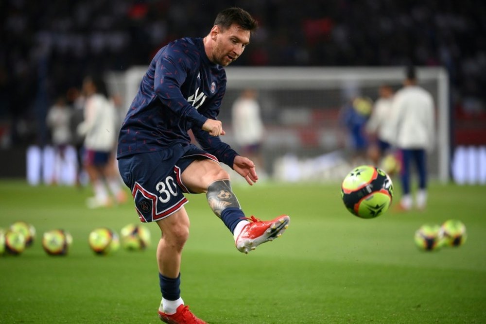 Messi desfalca o PSG contra o Metz. AFP