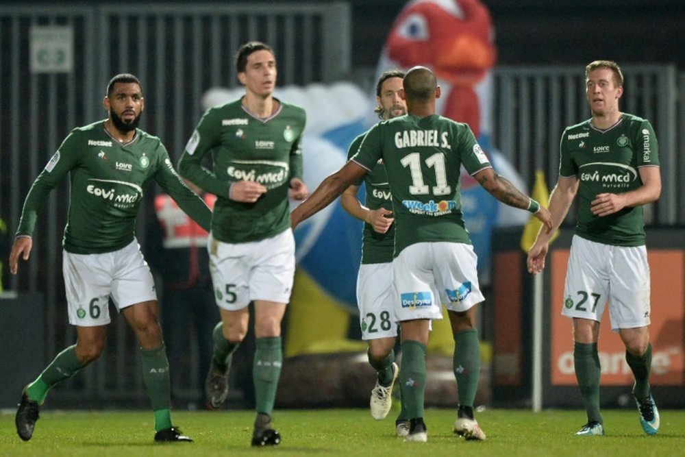Beric et Saint-Étienne espèrent relever la tête face à leur bourreau du match aller. AFP