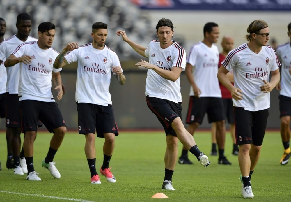 Le Milan veut sa place en Europa League. AFP