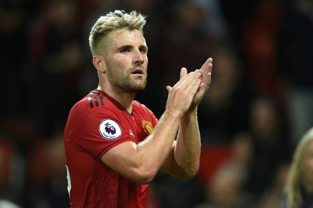Wright believes Shaw is the best left-back at Southgate's disposal. AFP