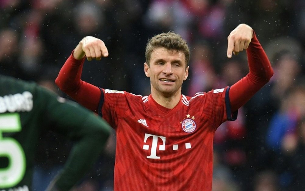 Müller lanzó un aviso al Borussia. AFP