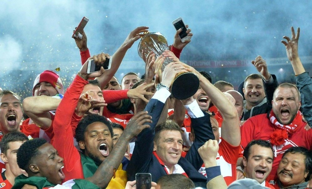 El Spartak de Moscú regresa por todo lo alto a la Champions League. AFP