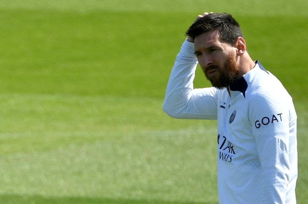 La decisión de Messi. AFP