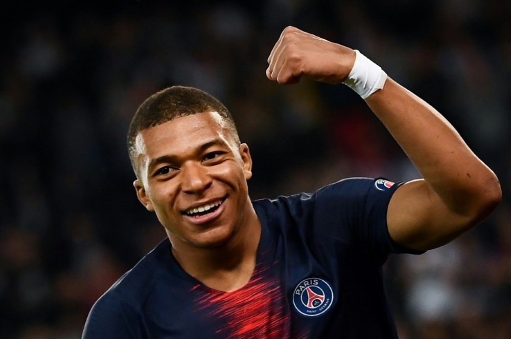 Mbappé looks set for a pay rise at the French champions. AFP