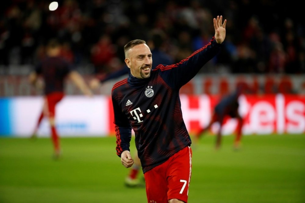Ribéry continúa sin equipo tras 13 temporadas en el Bayern. AFP