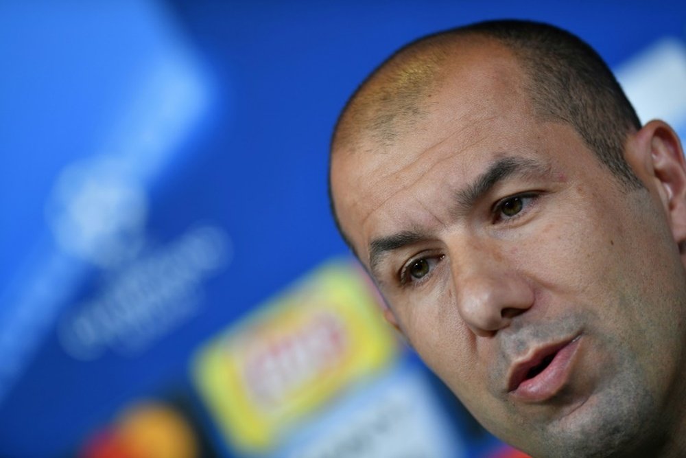 El entrenador del conjunto monegasco se va satisfecho del encuentro ante la Juventus. AFP