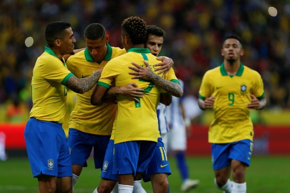 Moins de 40% des Brésiliens voient leur sélection favorite pour la Copa América. AFP