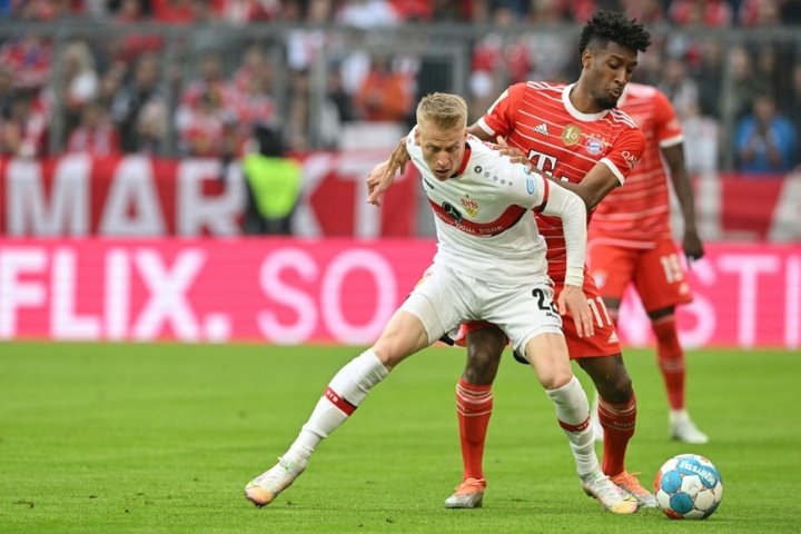 Um empate que não alivia a agonia do Stuttgart. AFP