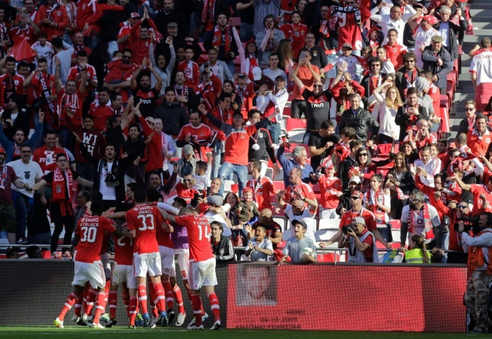 Pedro Rebocho deja el filial del Benfica. AFP