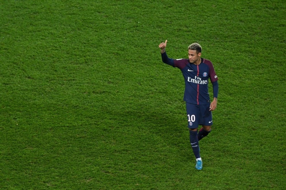 Neymar looks set to to face Bayern Munich. AFP