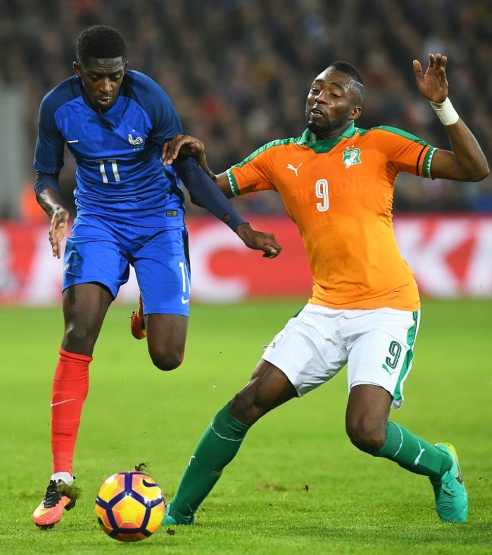 Francia y Costa de Marfil empataron sin goles. AFP