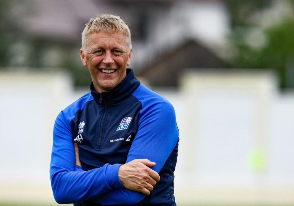 Hallgrimsson se queda con el lado bueno. AFP