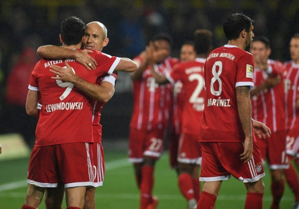 Le Bayern Munich reste sur un éclatant succès contre son grand rival du Borussia Dortmund. AFP