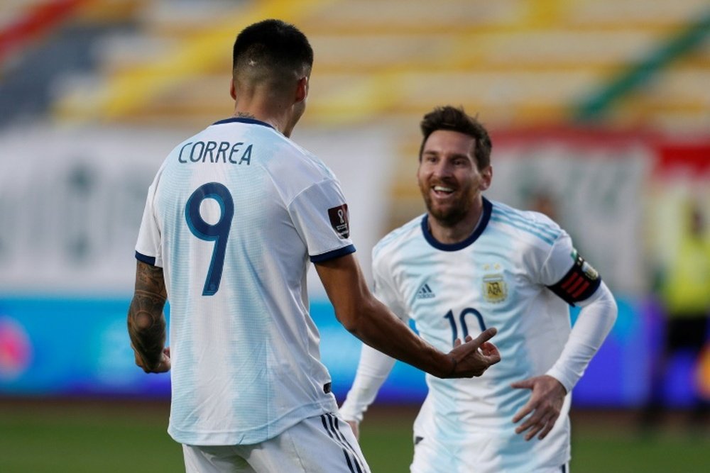 Bolivia 1-2 Argentina: Correa completes turnaround in La Paz test. AFP