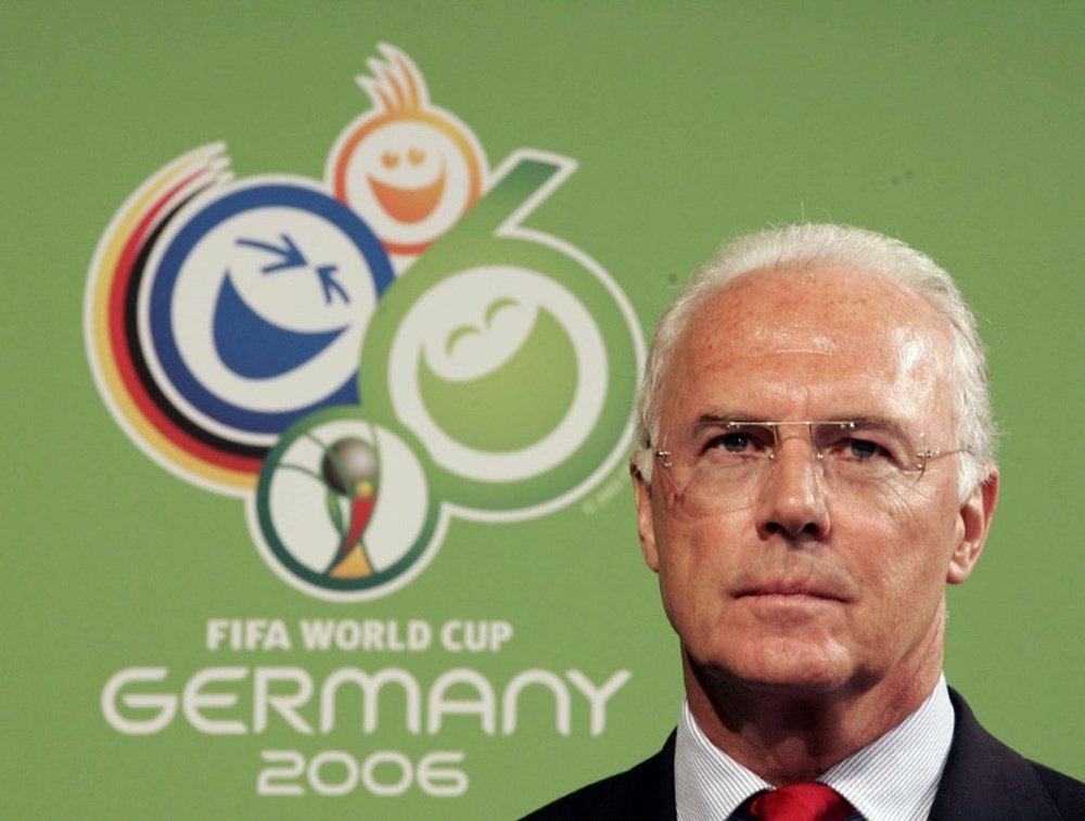 Beckenbauer fue uno de los organizadores del Mundial de 2006. AFP